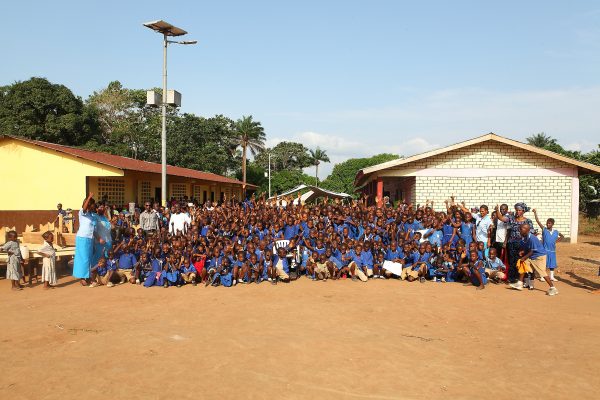 Schulgebäude in Modia. Forikolo - Schulen für Sierra Leone