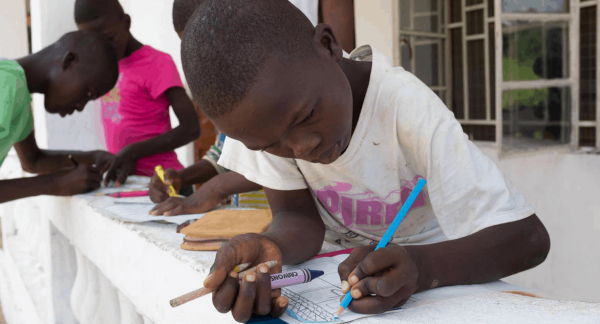 Schüler in Sierra Leone