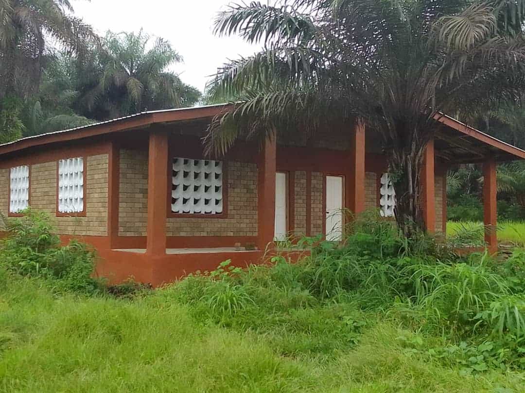 Darstellung eines der drei Schulgebäude unserer neuen Schule in Barbara, Sierra Leone.