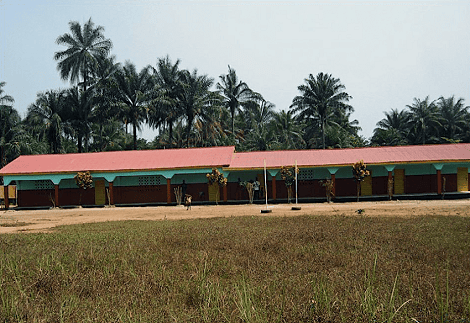 Neubau der Schule in Forikolo