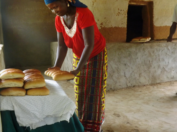 Die erste Bäckerei in Forikolo, Sierra Leone.